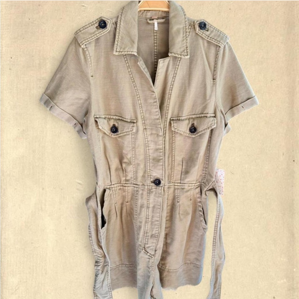 NWT Free People Utility Romper